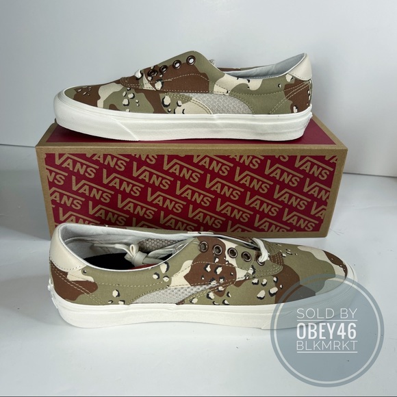 VANS Acer Mesh NI SP Skate Shoes Desert Camo - Picture 2 of 6